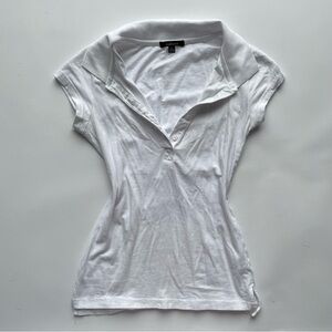 Ambiance White Button Down Shirt